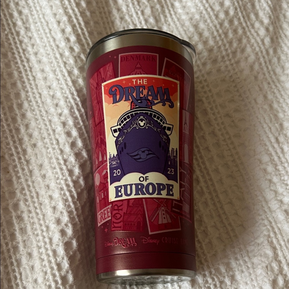 Disney Tumbler 
Dream of Europe Disney cruise line
